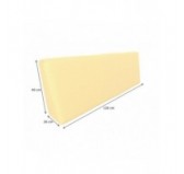 Palettenkissen Rückenkissen für Europaletten 120x40x20/10, Wasserdicht, Beige