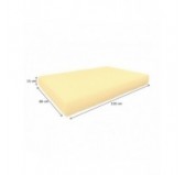 Palettenkissen Sitzkissen für Europaletten 120x80x15, Wasserdicht, Beige