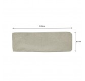 Kissenbezüge für Palettenkissen, Rückenkissen 120x40, Beige