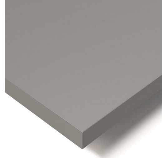 Tischplatte für Schreibtisch, Tisch - 2.5cm Grau 120x60 cm