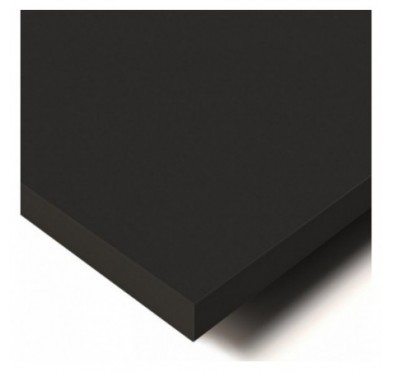 Tischplatte für Schreibtisch, Tisch - 2.5cm Schwarz 120x80 cm