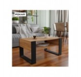 Couchtisch für Wohnzimmer oder Büro, Craft Eiche, 60,5 x 53,6 x 45 cm