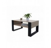 Couchtisch für Wohnzimmer oder Büro, Sonoma Eiche, 60,5 x 53,6 x 45 cm