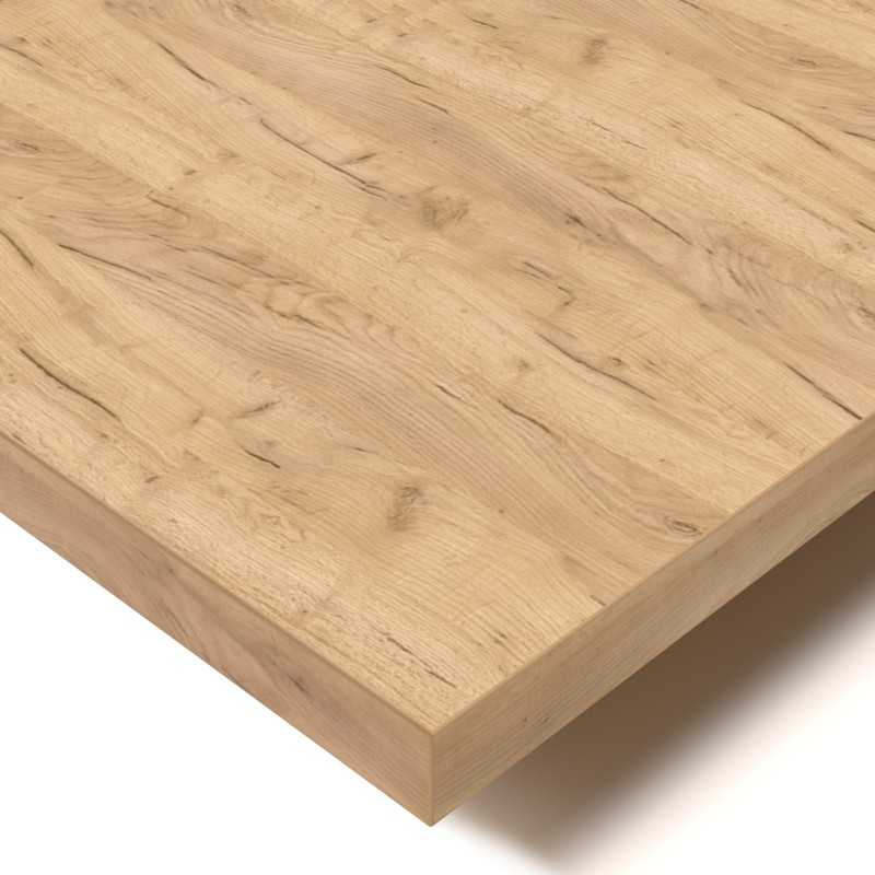 Tischplatte für Schreibtisch, Tisch - 2.5cm Eco Craft Eiche 160x80 cm