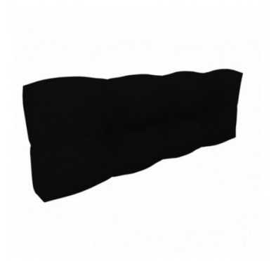 Palettenkissen Rückenkissen, Wasserdicht, Gesteppt, 120x40x12, Schwarz