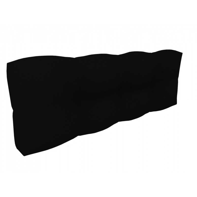 Palettenkissen Rückenkissen, Wasserdicht, Gesteppt, 120x40x12, Schwarz