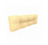 Palettenkissen Rückenkissen, Wasserdicht, Gesteppt, 120x40x12, Beige