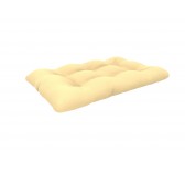 Palettenkissen Sitzkissen, Wasserdicht, Gesteppt, 120x80x15, Beige