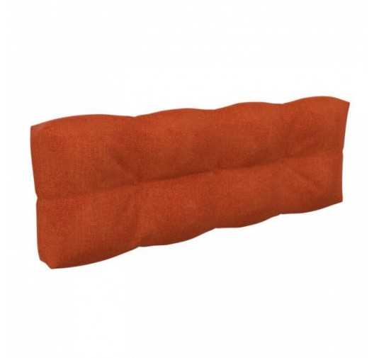 Palettenkissen Rückenkissen für Europaletten 120x40x12 cm, Gesteppt, Orange