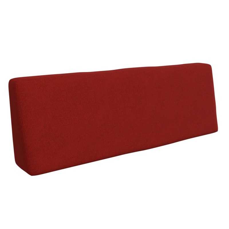 Palettenkissen Rückenkissen für Europaletten 120x40x20/10 cm, Rot