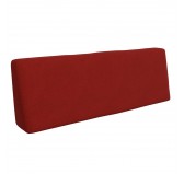 Palettenkissen Rückenkissen für Europaletten 120x40x20/10 cm, Rot