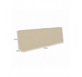 Palettenkissen Rückenkissen für Europaletten 120x40x20/10, Beige