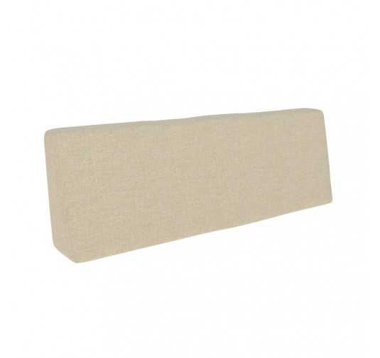 Palettenkissen Rückenkissen für Europaletten 120x40x20/10, Beige