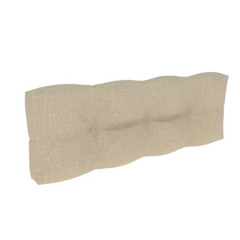 Palettenkissen Rückenkissen für Europaletten 120x40x12, Gesteppt, Beige