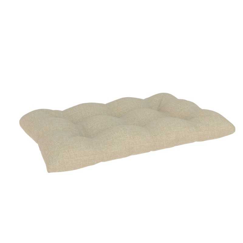 Palettenkissen Sitzkissen für Europaletten 120x80x12 Gesteppt, Beige