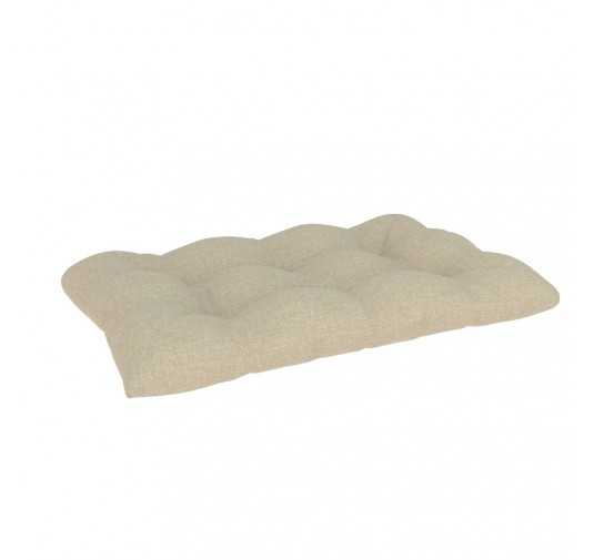 Palettenkissen Sitzkissen für Europaletten 120x80x12 Gesteppt, Beige