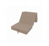 Klappmatratze für Gästebett, Camping, Reisen 80x195x15 Beige