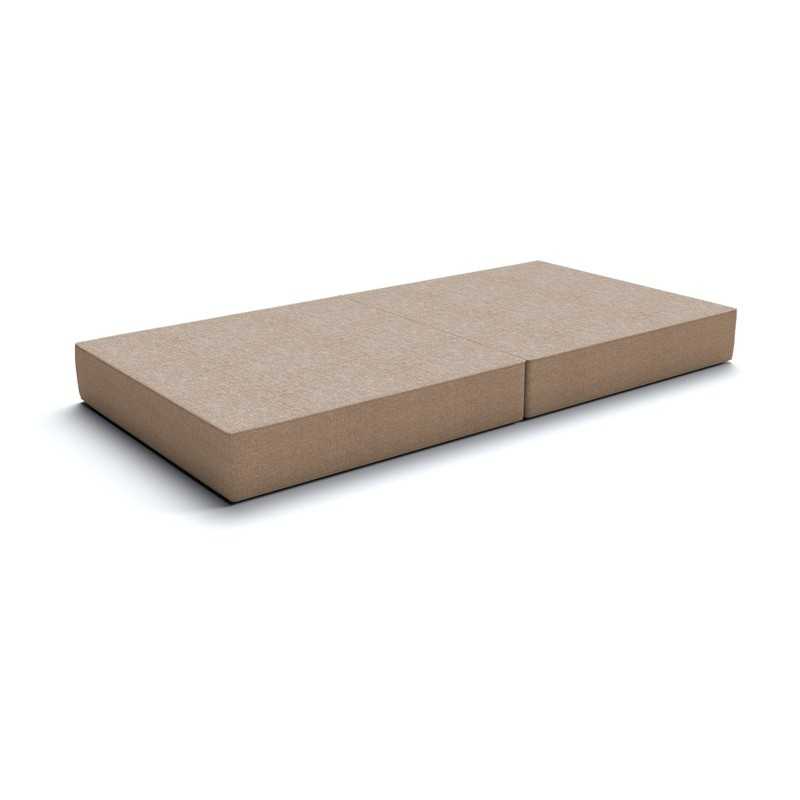 Faltmatratze 160x80x15 cm für modulares Kindersofa, beige