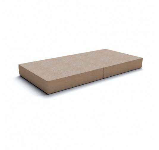 Faltmatratze 160x80x15 cm für modulares Kindersofa, beige