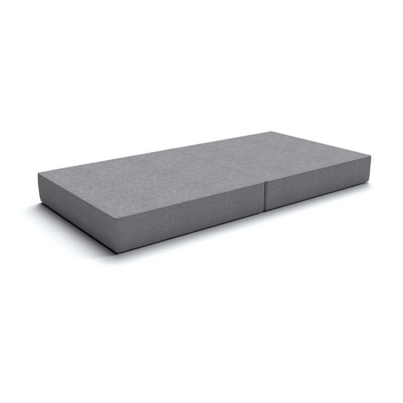 Faltmatratze 160x80x15 cm für modulares Kindersofa, grau