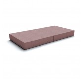 Faltmatratze 160x80x15 cm für modulares Kindersofa, rosa