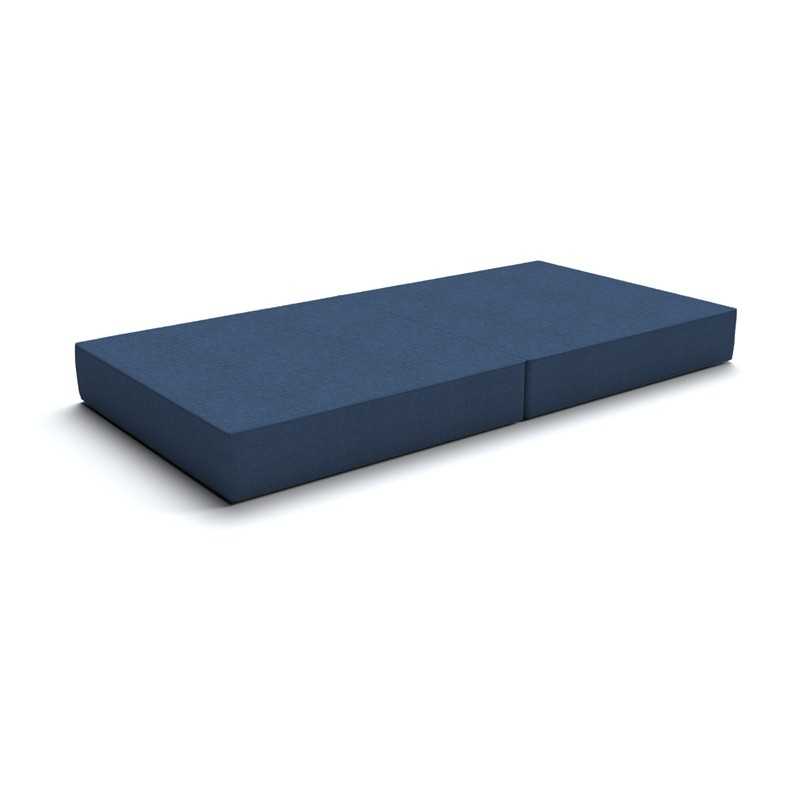 Faltmatratze 160x80x15 cm für modulares Kindersofa, dunkelblau