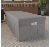 Husse für 3-teilige Faltmatratze Wasserabweisend 160x195x15 cm, Grau Husse für 3-teilige Faltmatratze Wasserabweisend 160x195x15 cm, Grau