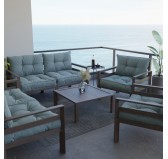 Stuhlkissen Loungekissen Sitzkissen für Stuhl und Gartenstuhl, Blau 40x40 Stuhlkissen Loungekissen Sitzkissen für Stuhl und Gartenstuhl, Blau 40x40