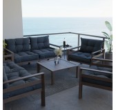 Stuhlkissen Loungekissen Sitzkissen für Stuhl und Gartenstuhl, Dunkelblau 70x70 Stuhlkissen Loungekissen Sitzkissen für Stuhl und Gartenstuhl, Dunkelblau 70x70