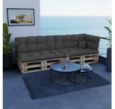 Palettenkissen Sitzkissen, Wasserabweisend, Gesteppt, 120x80x15, Anthrazit Palettenkissen Sitzkissen, Wasserabweisend, Gesteppt, 120x80x15, Anthrazit